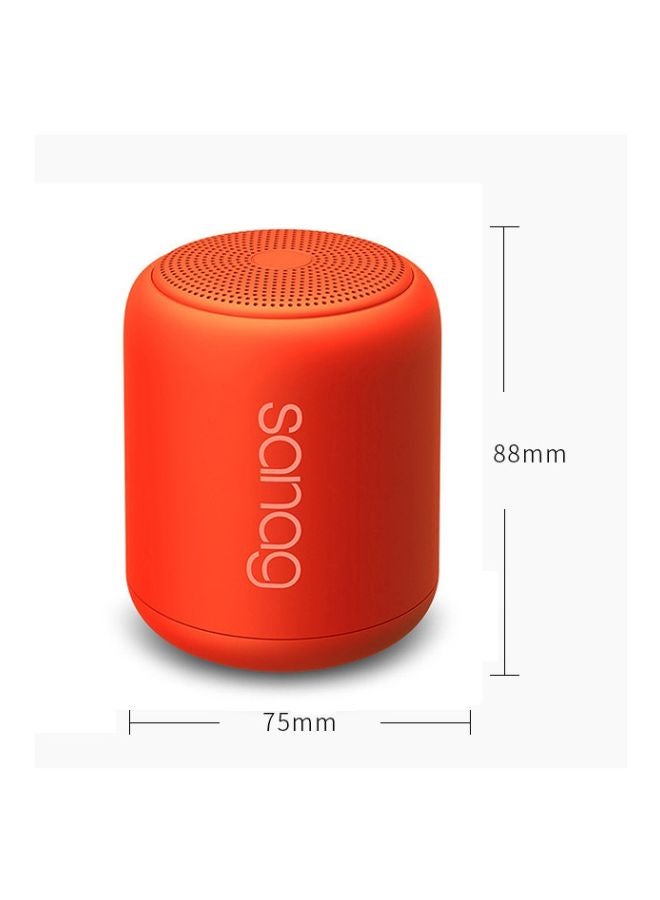 Waterproof Portable Bluetooth Speaker Red - Image 4