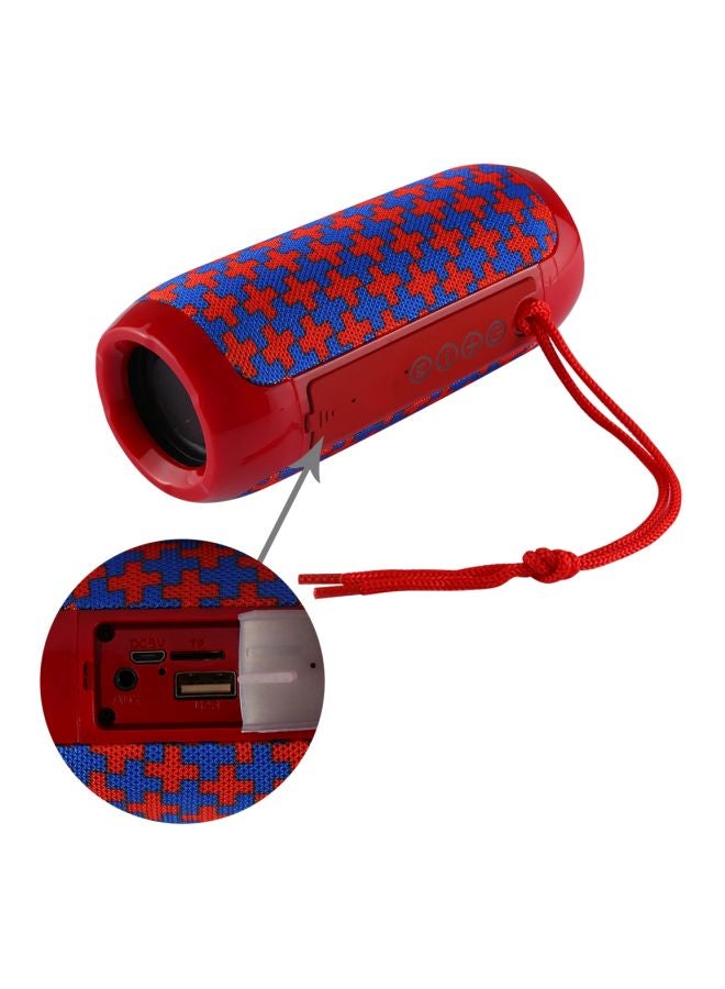 Bluetooth Stereo Speaker Red/Blue - Image 3