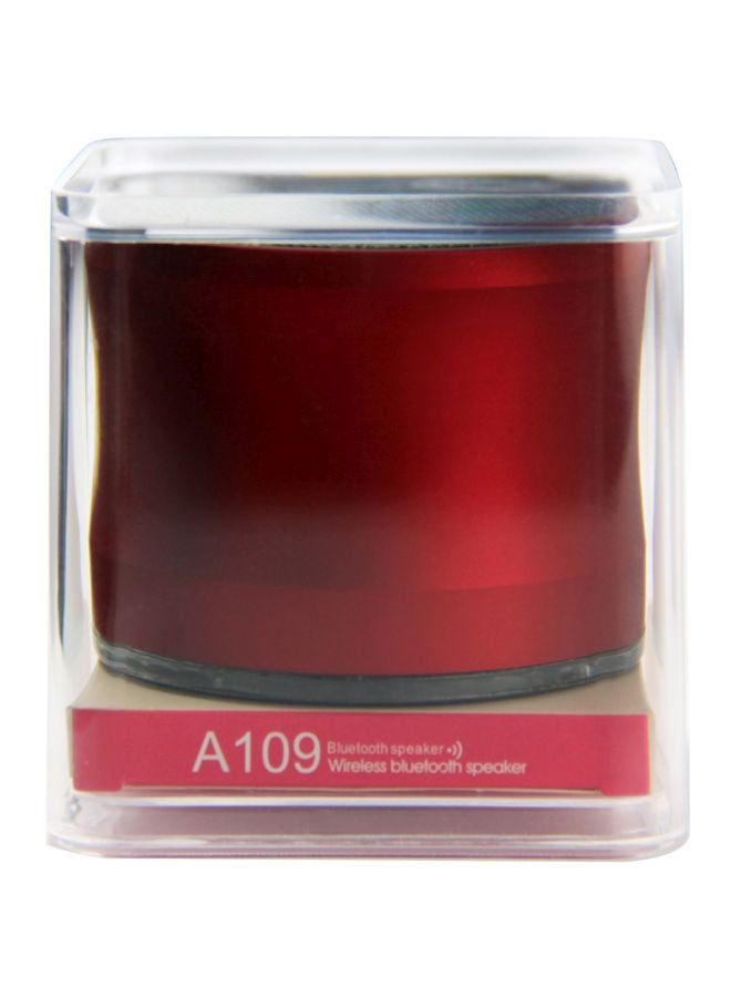 إيوا مكبر صوت A109 لاسلكي محمول يصدر موسيقى Bass قوية أحمر - Image 5