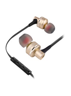 ES-10TY In-ear Wired Earphone With Mic For Apple iPhone Gold