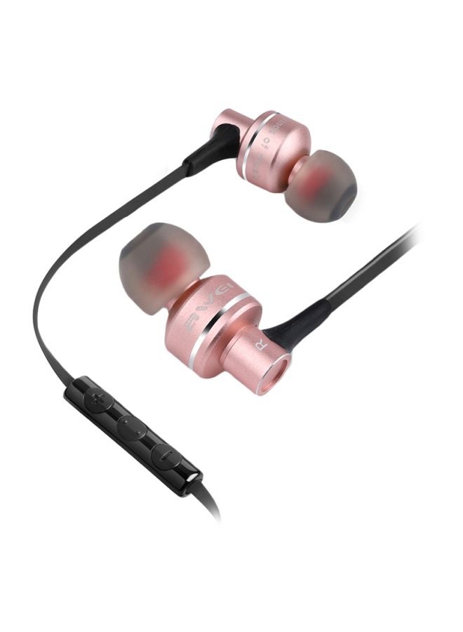 Awei - ES-10TY In-ear Wired Earphone With Mic For Apple iPhone Rose/Gold - Image 1