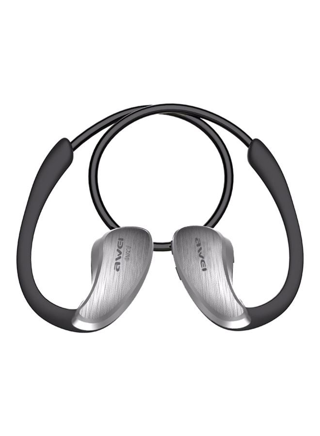 Awei Bluetooth In-Ear Earphones With Mic Silver/Grey - Image 1