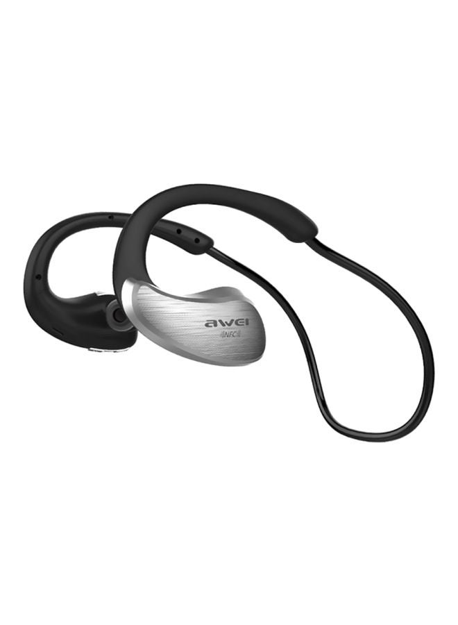 Awei Bluetooth In-Ear Earphones With Mic Silver/Grey - Image 2