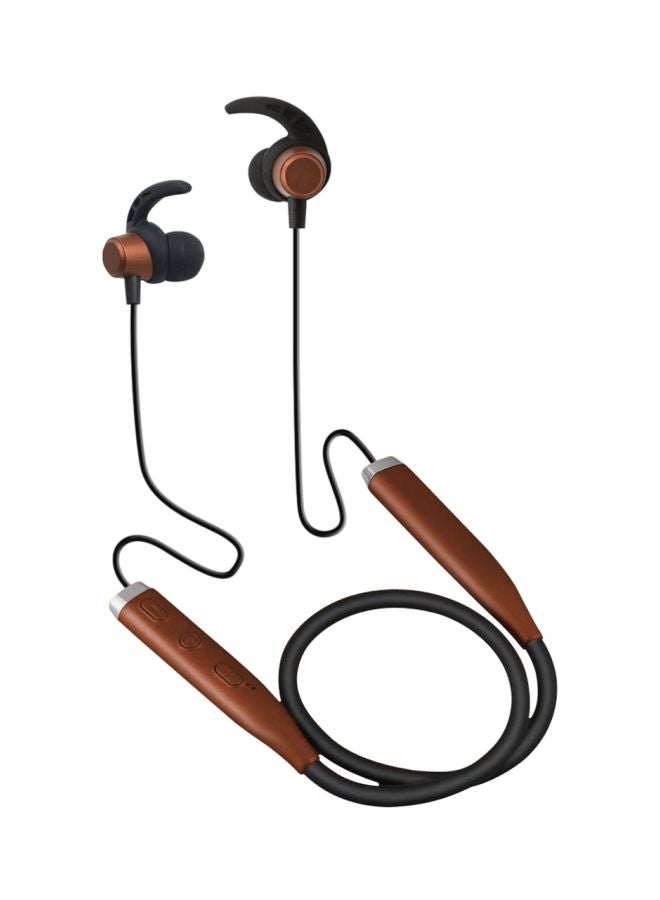 V88 Bluetooth In-Ear Magnetic Earphones With Mic Brown/Black - Image 3