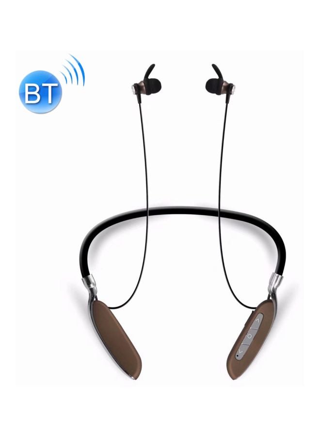 V89 Bluetooth In-Ear Earphones With Mic Brown/Black - Image 2
