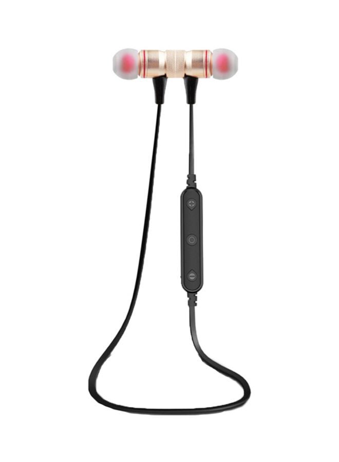 Awei Bluetooth In-Ear Earphone With Mic Gold/Black - Image 1