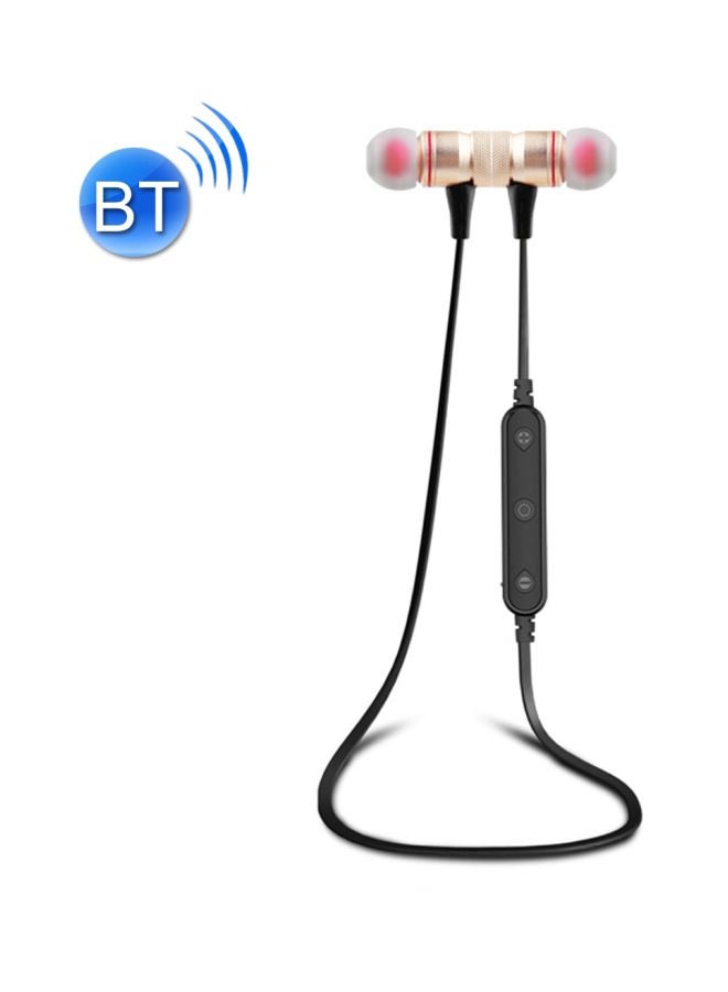 Awei Bluetooth In-Ear Earphone With Mic Gold/Black - Image 2