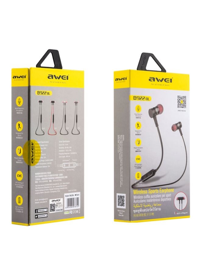 Awei Bluetooth In-Ear Earphone With Mic Gold/Black - Image 3