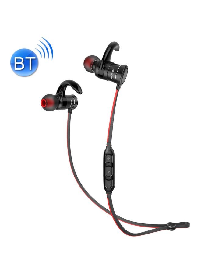 Awei AK5 Bluetooth In-Ear Earphone With Mic Black/Red - Image 2