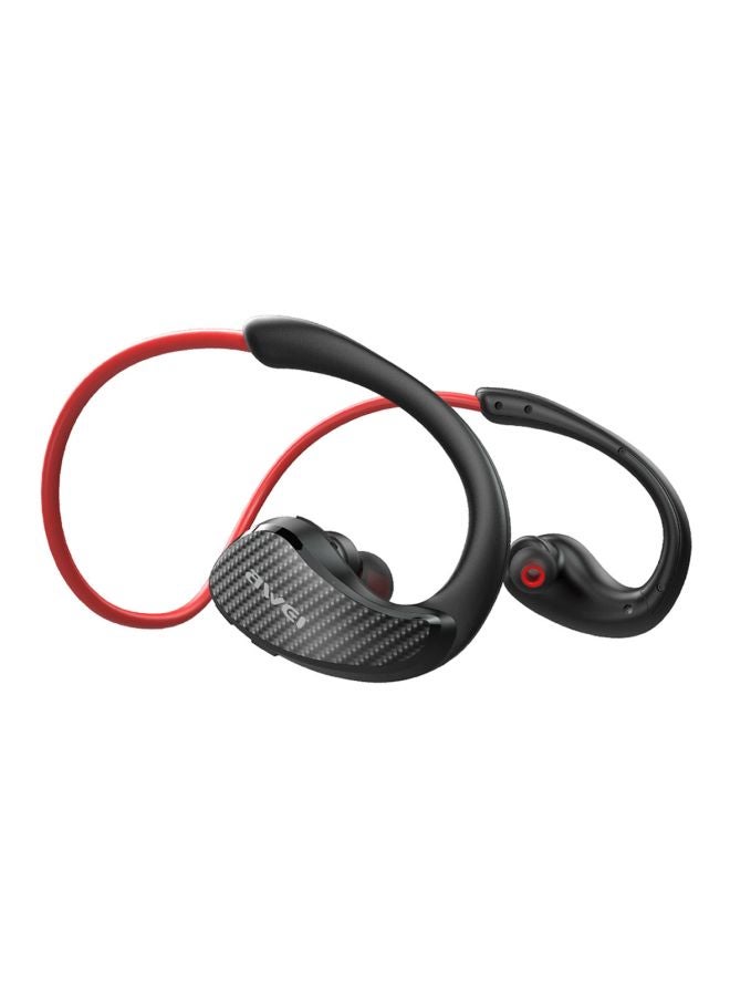 أوي سماعة A881BL بالبلوتوث مع ميكروفون أحمر وأسود - Image 1
