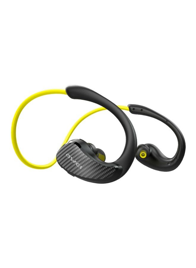 Awei A881BL Bluetooth In-Ear Headset With Mic Yellow/Black - Image 1