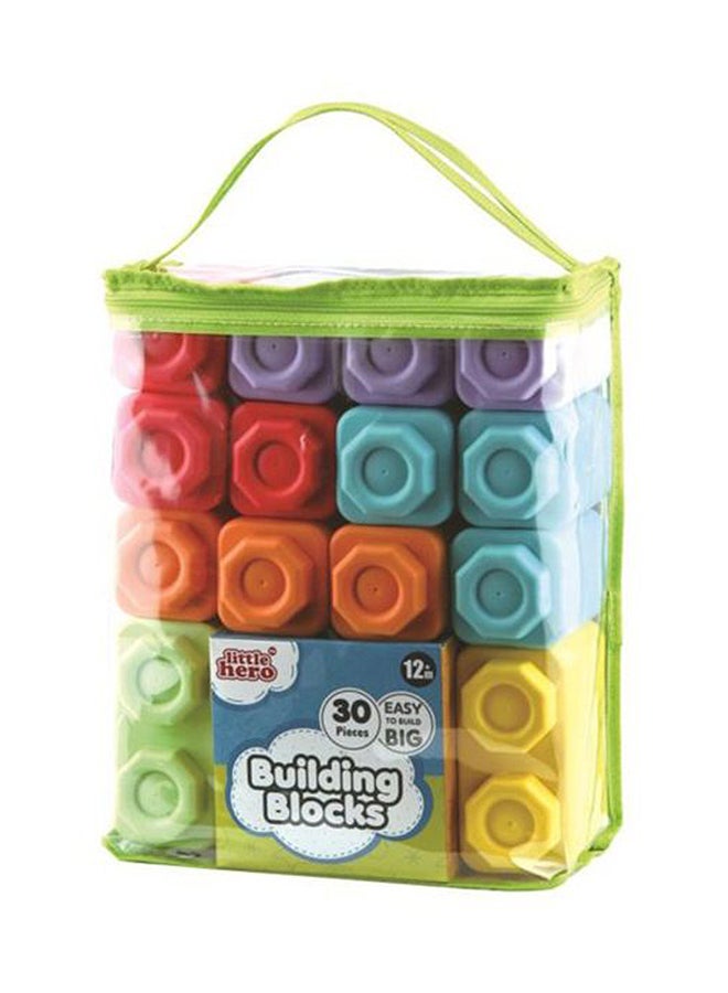 30-Piece Building Blocks 22.2 x 8.9 x 26cm