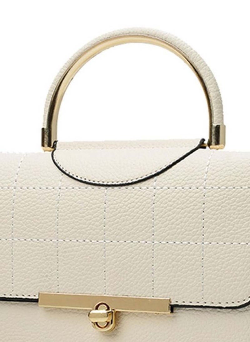 Plaid Casual Party Crossbody Bag White  - Image 2