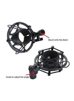 Generic BM-800 Condenser Microphone With Shock Mount BM-800 Black  - Image 3