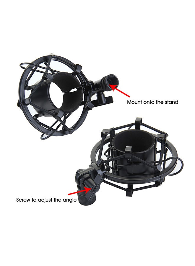 BM-800 Condenser Microphone With Shock Mount BM-800 Black  - Image 4