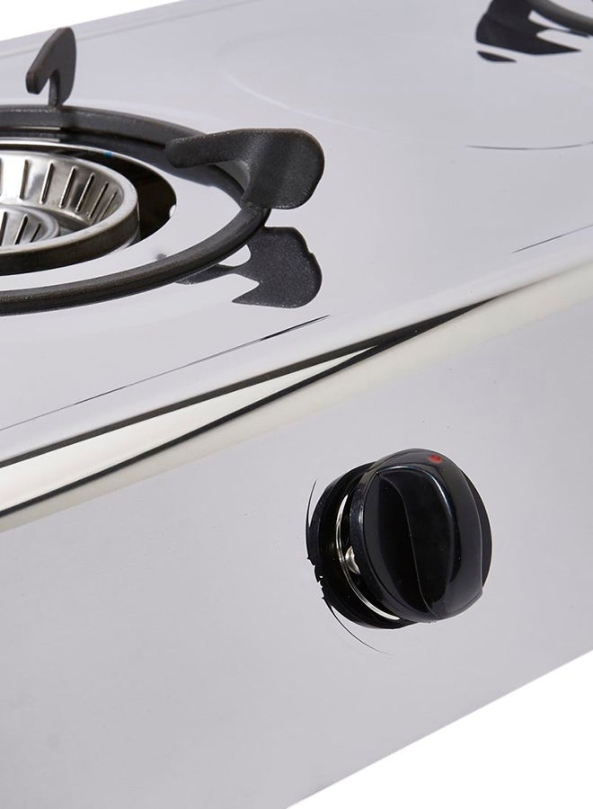 سانفورد موقد غاز بشعلتين وسطح زجاجي SF5401GC فضي - Image 3