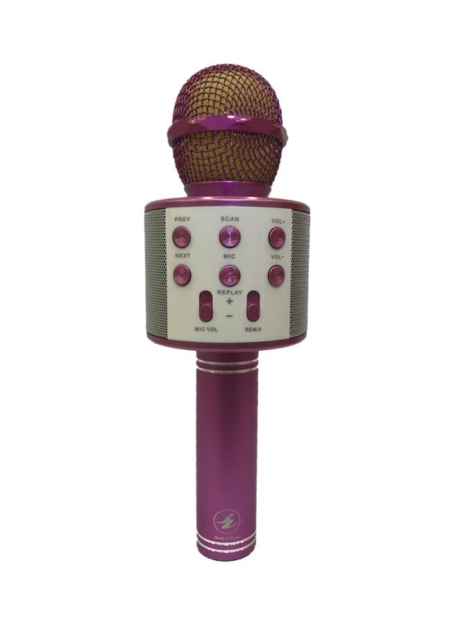 Wireless Karaoke Handheld Microphone MP-042 Pink - Image 1