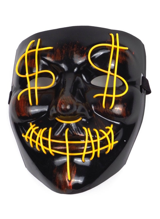 LED Light Up Funny Party Mask  - Image 1