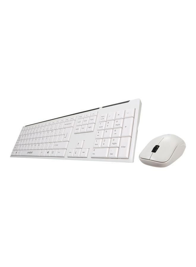 onebot 2-Piece Wireless Keyboard And Mouse Set White  - Image 2