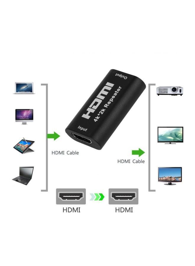Generic 4K HDMI Repeater Extender Black/White  - Image 4