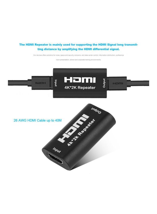 4K HDMI Repeater Extender Black/White - v1569392932/N28612858A_6