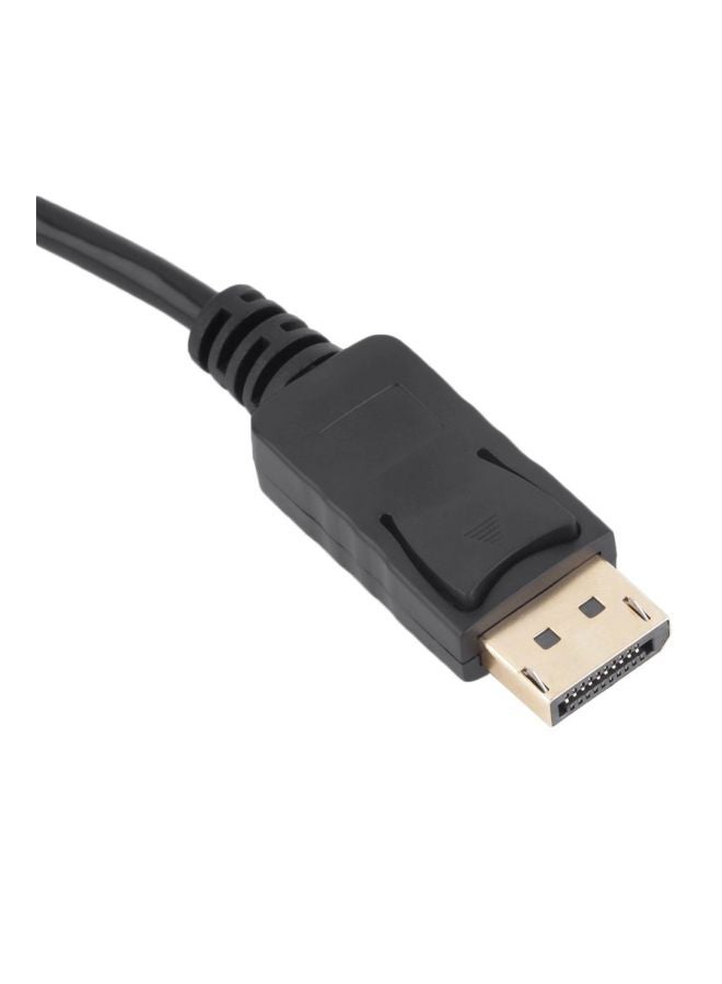 DisplayPort to DisplayPort Cable Adapter Black - Image 5