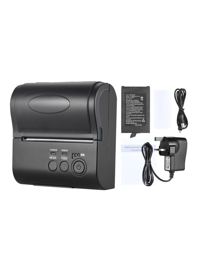 Wireless USB Thermal Printer Black - Image 1