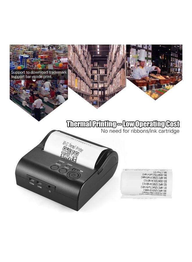 Wireless USB Thermal Printer Black - Image 3