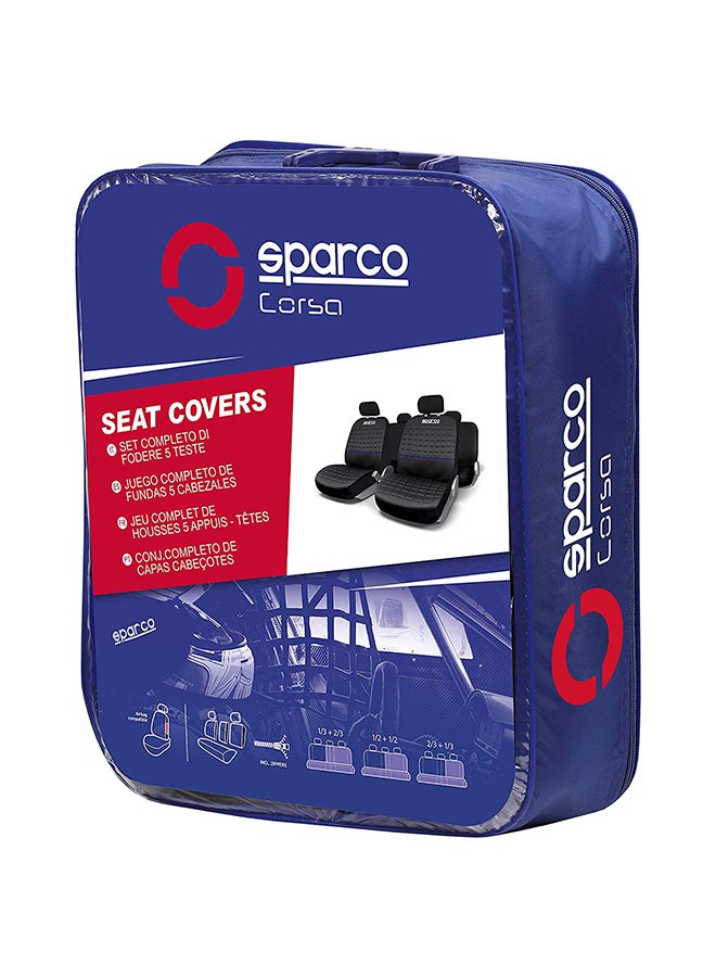 Sparco 2-Piece Universal Seat Cover Set - Image 2