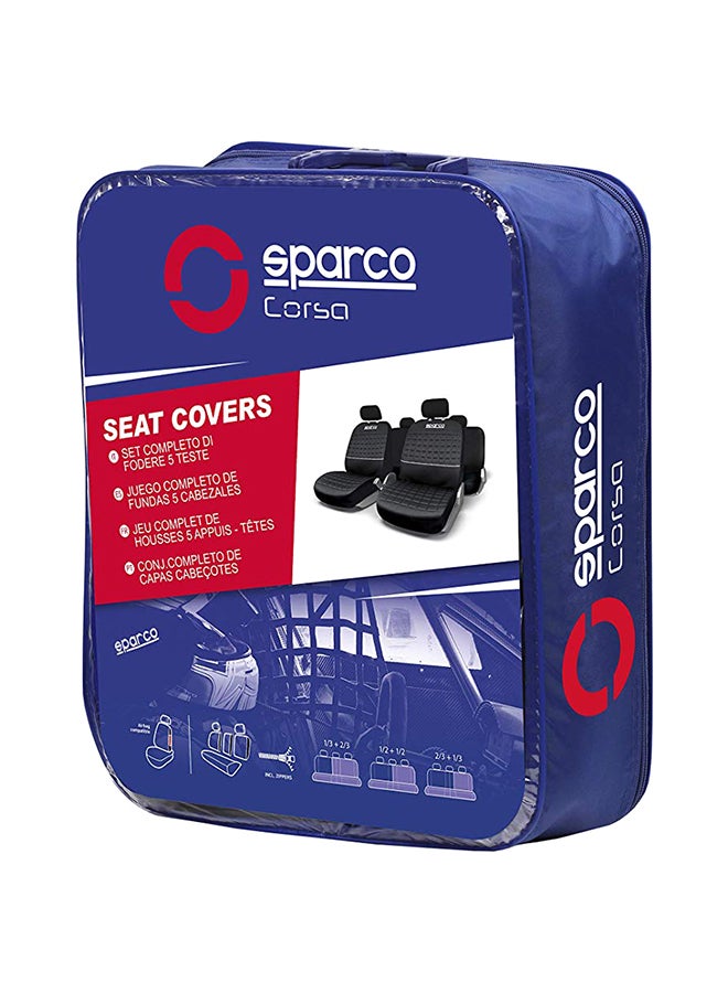 Sparco 2-Piece Universal Seat Cover Set - Image 2