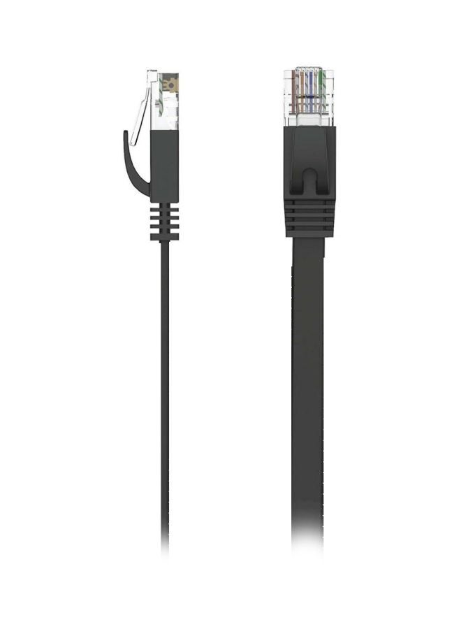 Generic RJ45 Cat6 LAN Cable Black  - Image 1