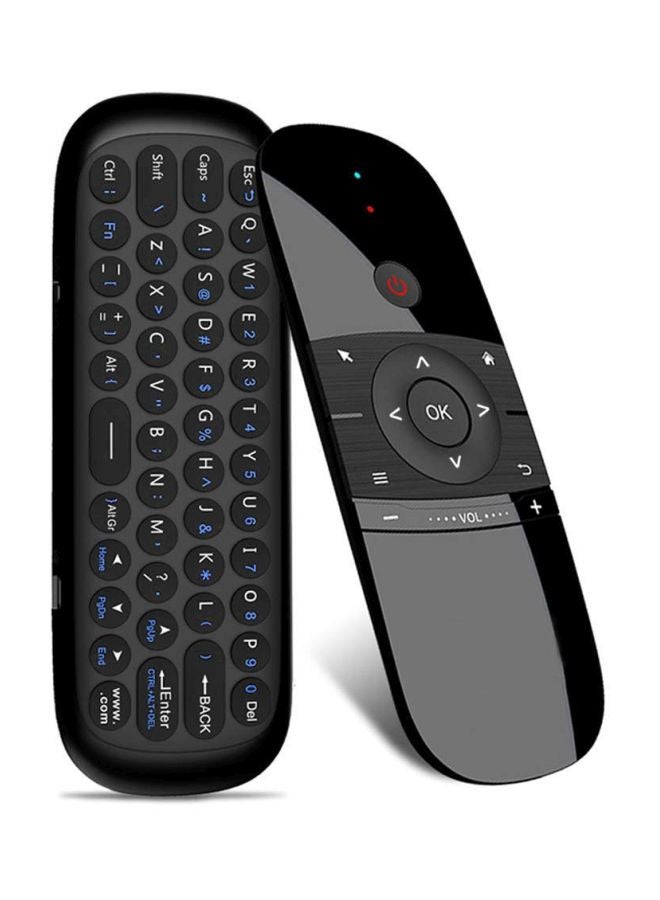 Wireless Air Mouse Remote Controller Keyboard With LED Indicator And Receiver Black/Blue/Red - Image 2