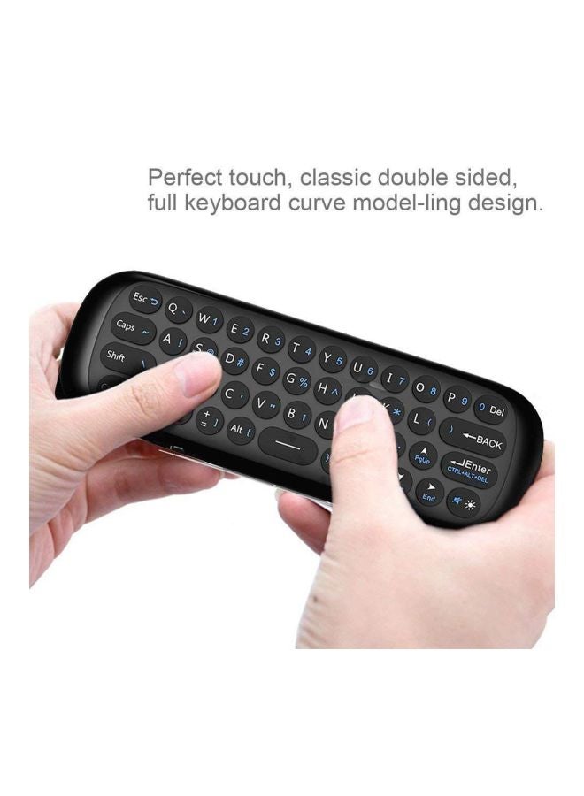 Wireless Air Mouse Remote Controller Keyboard With LED Indicator And Receiver Black/Blue/Red - Image 4