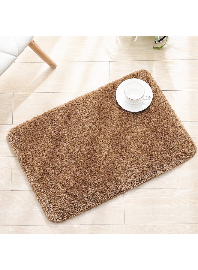 Generic - Anti-Slip Water Absorbent Floor Mat Brown 1cm - Image 1
