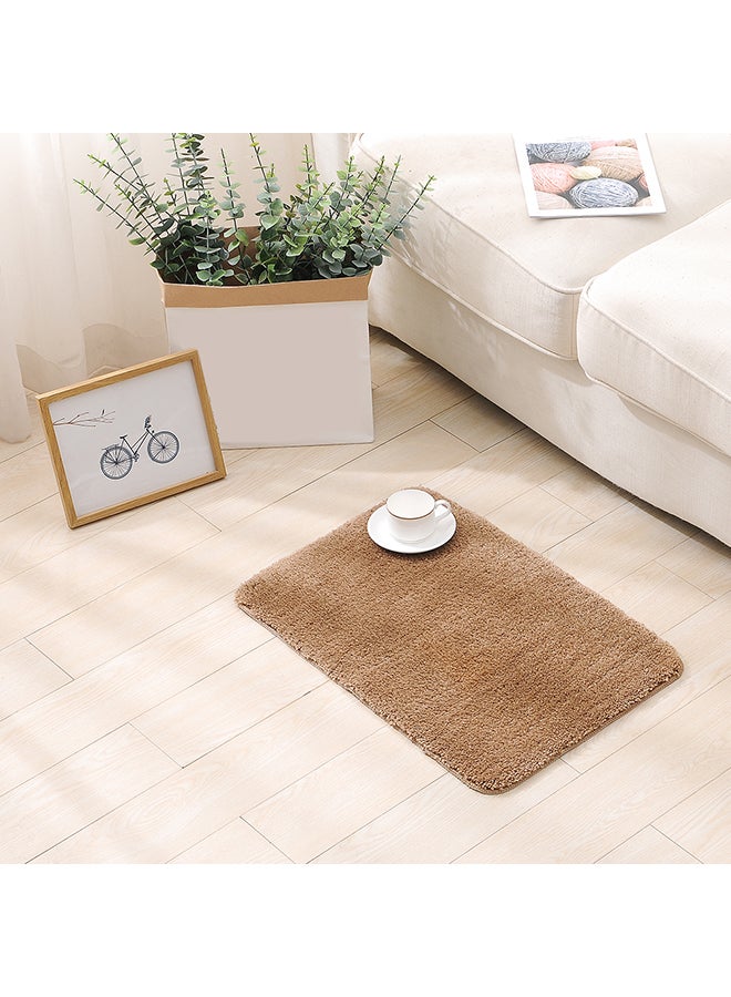 Generic - Anti-Slip Water Absorbent Floor Mat Brown 1cm - Image 1