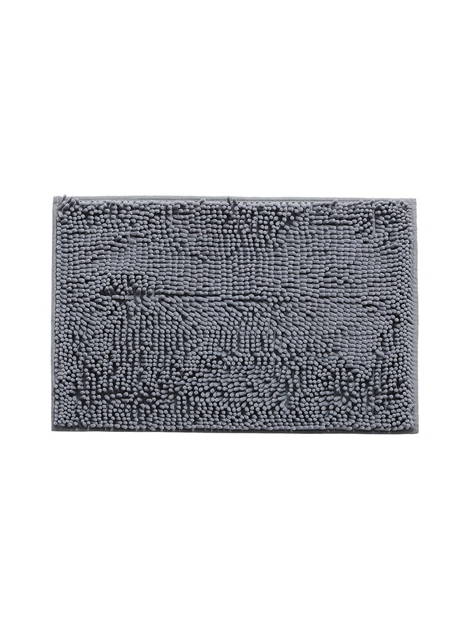 Microfiber Bath Rug Grey 20x32cm - Image 5