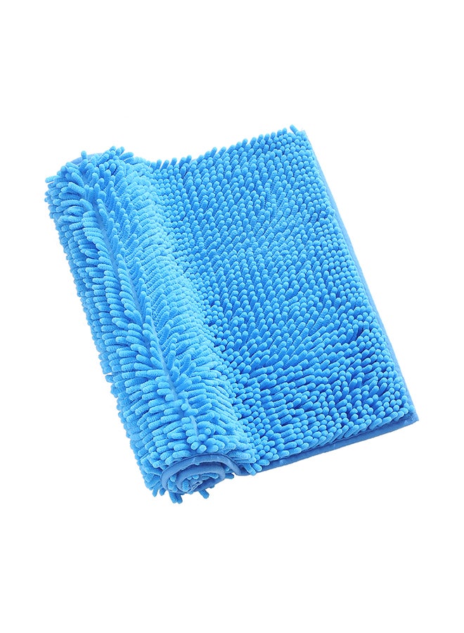 Microfiber Bath Rug Blue 20x32cm - Image 2