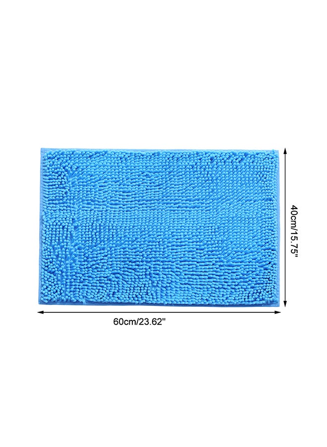 Microfiber Bath Rug Blue 20x32cm - Image 3
