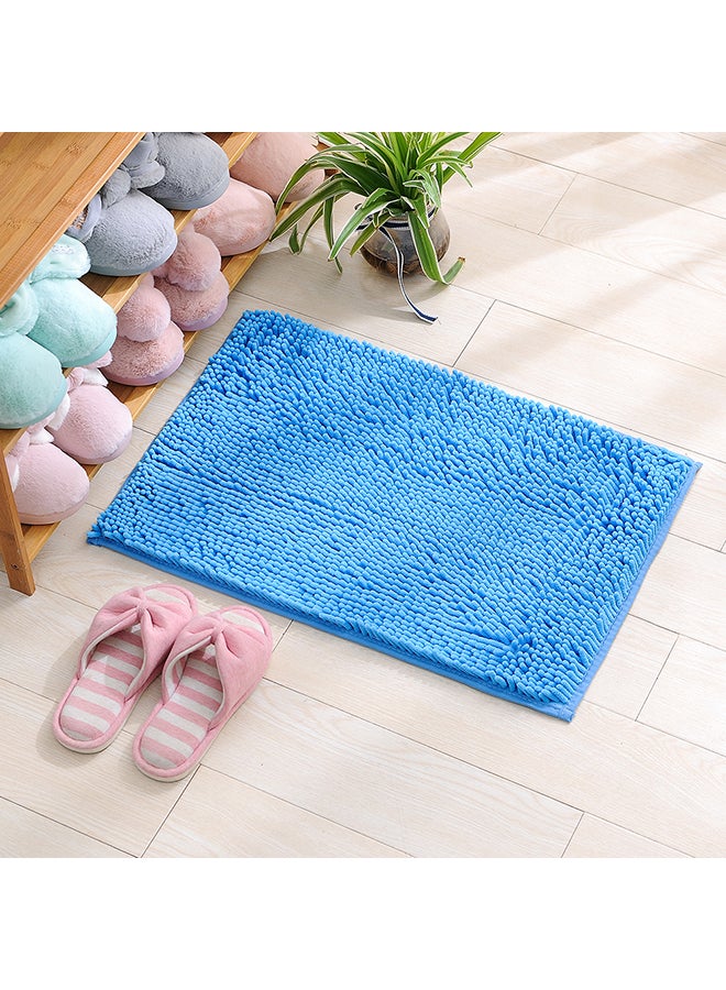 Microfiber Bath Rug Blue 20x32cm - Image 4