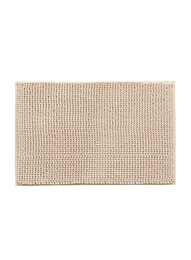 Microfiber Bath Rug Brown 20x32cm - Image 1