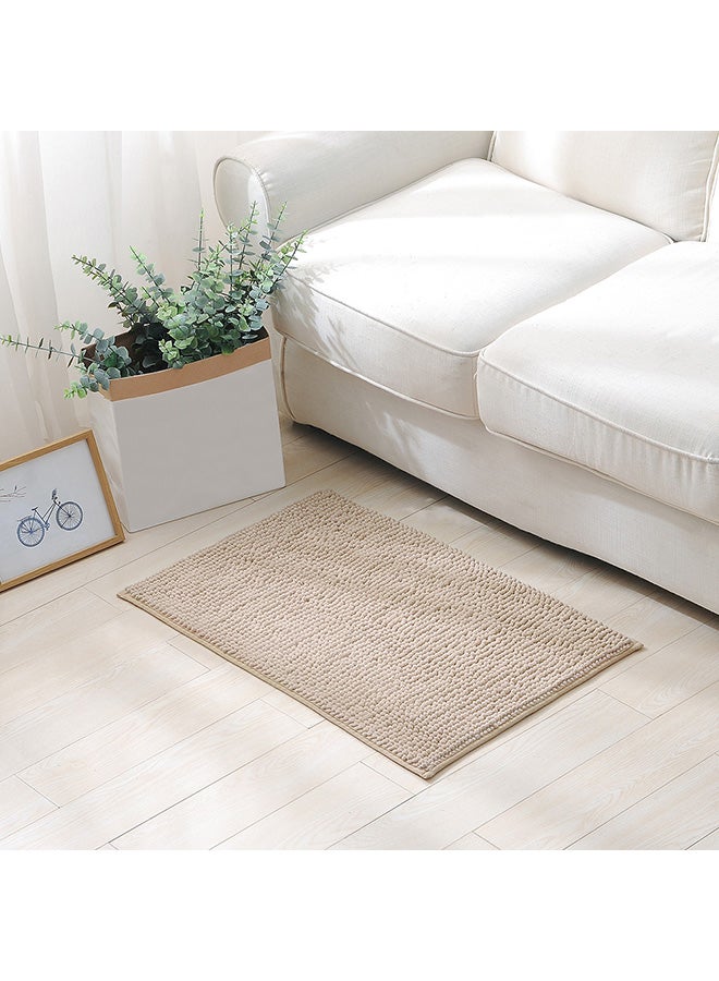Microfiber Bath Rug Brown 20x32cm - Image 3