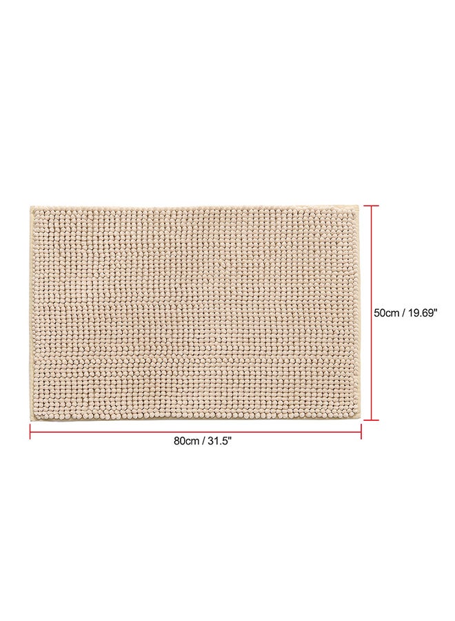 Microfiber Bath Rug Brown 20x32cm - Image 2