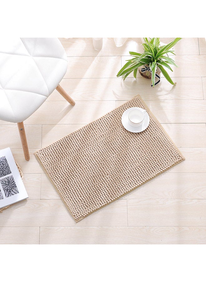 Microfiber Bath Rug Brown 20x32cm - Image 4