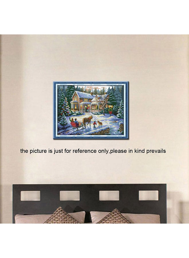 ANSELF DIY Cross Stitch Needlework Scenery Multicolour 57 x 44cm  - Image 2