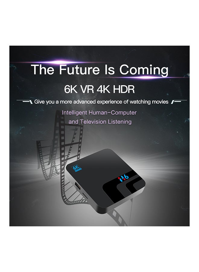 Android 9 H6 Intelligent STB Set Top Box 6K Wi-Fi Media Player V6331 Black  - Image 2