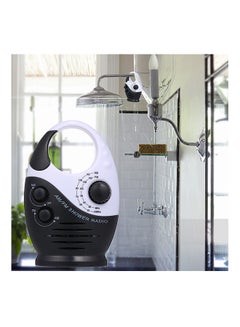 Generic Waterproof Shower Radio V6490 Black/White  - Image 2