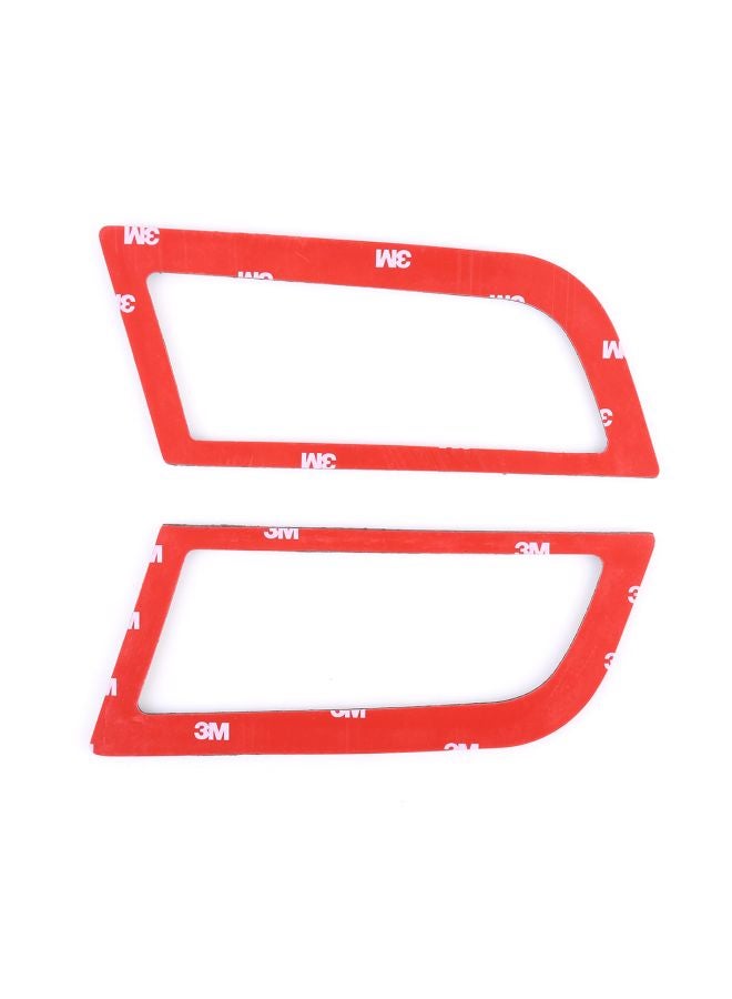 2-Piece Decorative Car Instrument Console Side Vent Sticker For Ford Mustang - Image 3