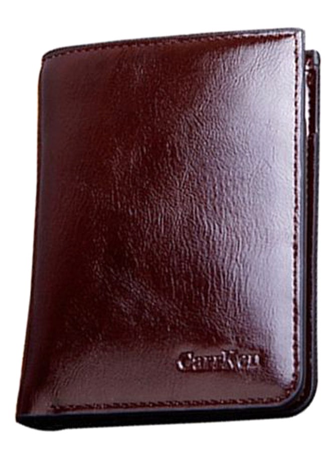 CarrKen Fashionable Casual Bi-Fold Wallet Maroon - Image 1