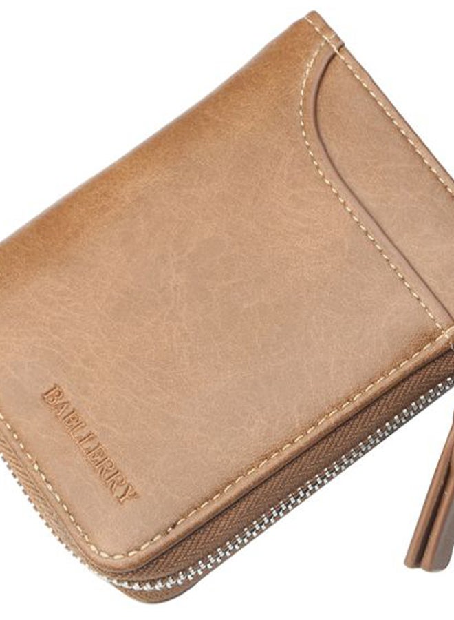 Portable Multi-Functional Leisure Style Wallet Brown