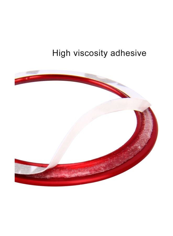 Generic Car Engine Start Key Push Button Ring Trim For Audi  - Image 3